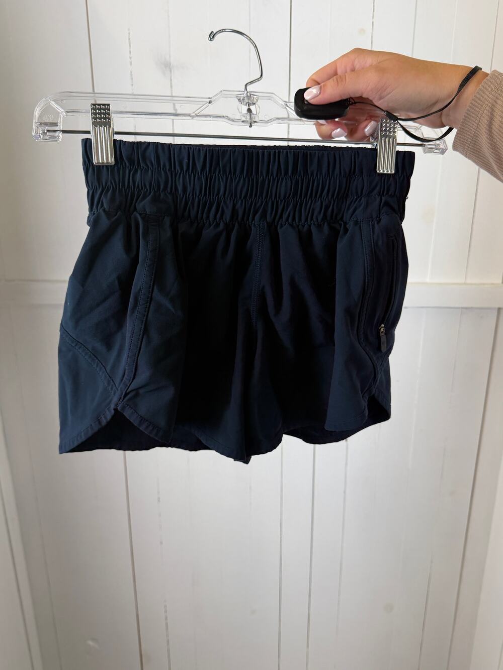 Lululemon Blue Athletic Shorts Size 4 Excellent Condition